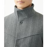 スタンドカラーコート/SILKYヘリンボン | MK MICHEL KLEIN homme | 詳細画像9
