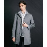 ダークグレー(93) | ストレッチスタンドコート | MK MICHEL KLEIN homme