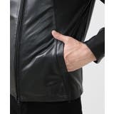 LAMB LEATHER スタンドカラーブルゾン | MK MICHEL KLEIN homme | 詳細画像10 