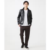 LAMB LEATHER スタンドカラーブルゾン | MK MICHEL KLEIN homme | 詳細画像20 