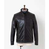 LAMB LEATHER スタンドカラーブルゾン | MK MICHEL KLEIN homme | 詳細画像4 
