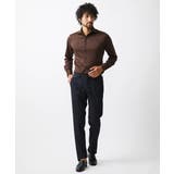《日本製》ヘリンボン柄長袖シャツ | MICHEL KLEIN HOMME | 詳細画像12