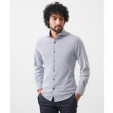 ブルー | 《日本製》ジャージ長袖シャツ | MICHEL KLEIN HOMME