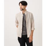 シアーサッカー調長袖シャツ | MICHEL KLEIN HOMME | 詳細画像14