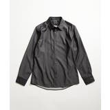 ブラック | テンセルデニム長袖シャツ | MICHEL KLEIN HOMME