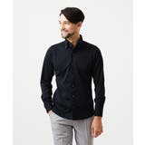 ブラック | 《日本製》ボタンダウン長袖シャツ | MICHEL KLEIN HOMME