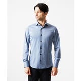 《日本製》ジャガード長袖シャツ | MICHEL KLEIN HOMME | 詳細画像1