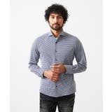シアサッカー長袖シャツ | MICHEL KLEIN HOMME | 詳細画像3 