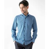 《日本製》ストライプ柄ジャージ長袖シャツ | MICHEL KLEIN HOMME | 詳細画像2 