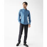 《日本製》ストライプ柄ジャージ長袖シャツ | MICHEL KLEIN HOMME | 詳細画像3 