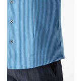 《日本製》ストライプ柄ジャージ長袖シャツ | MICHEL KLEIN HOMME | 詳細画像8 