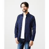 総柄タック入り長袖シャツ | MICHEL KLEIN HOMME | 詳細画像4