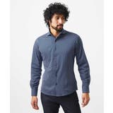 ブラック | 《日本製》ストレッチラッセル長袖シャツ | MICHEL KLEIN HOMME
