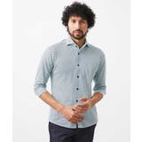 《日本製》ストレッチラッセル七分袖シャツ | MICHEL KLEIN HOMME | 詳細画像5
