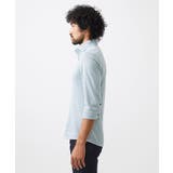 《日本製》ストレッチラッセル七分袖シャツ | MICHEL KLEIN HOMME | 詳細画像6