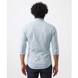 《日本製》ストレッチラッセル七分袖シャツ | MICHEL KLEIN HOMME | 詳細画像7