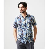 《日本製》総柄半袖シャツ | MICHEL KLEIN HOMME | 詳細画像2 