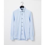 ライトブルー | 《日本製》ボタンダウン長袖シャツ | MICHEL KLEIN HOMME