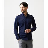 ネイビー | 《日本製》ボタンダウン長袖シャツ | MICHEL KLEIN HOMME