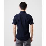 《日本製》ブロックイージーケア半袖シャツ | MICHEL KLEIN HOMME | 詳細画像5 