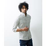 ストライプタック七分シャツ | MICHEL KLEIN HOMME | 詳細画像3