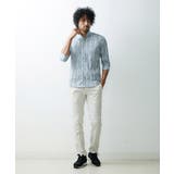 ストライプタック七分シャツ | MICHEL KLEIN HOMME | 詳細画像6