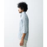 ストライプタック七分シャツ | MICHEL KLEIN HOMME | 詳細画像8