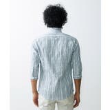 ストライプタック七分シャツ | MICHEL KLEIN HOMME | 詳細画像9