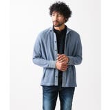 ブルー(55) | ラッセルレースシャツ | MICHEL KLEIN HOMME