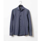 ネイビー(57) | 《日本製》ラッセルジャージシャツ | MICHEL KLEIN HOMME