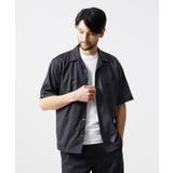 【セットアップ】スエード半袖シャツ | MICHEL KLEIN HOMME | 詳細画像6 