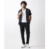 総柄シアー半袖シャツ | MICHEL KLEIN HOMME | 詳細画像4