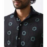 総柄シアー半袖シャツ | MICHEL KLEIN HOMME | 詳細画像9