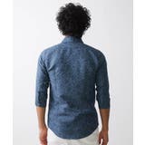 《日本製》ボタニカル柄七分袖シャツ | MICHEL KLEIN HOMME | 詳細画像7