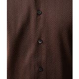 《日本製》ヘリンボン柄半袖シャツ | MICHEL KLEIN HOMME | 詳細画像5