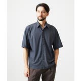 ダークグレー | 《日本製》オリジナル総柄半袖シャツ | MICHEL KLEIN HOMME
