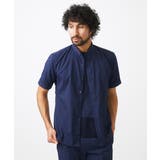 【セットアップ】バンドカラー半袖シャツ | MICHEL KLEIN HOMME | 詳細画像4 