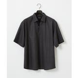ダークグレー | 【セットアップ】カプリ半袖シャツ | MICHEL KLEIN HOMME