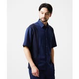 【セットアップ】異素材コンビ半袖シャツ | MICHEL KLEIN HOMME | 詳細画像2 