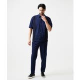 【セットアップ】異素材コンビ半袖シャツ | MICHEL KLEIN HOMME | 詳細画像3 
