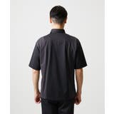 【セットアップ】異素材コンビ半袖シャツ | MICHEL KLEIN HOMME | 詳細画像9 