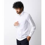 ホワイト(90) | 《日本製》イージーケアビジネスシャツ | MICHEL KLEIN HOMME