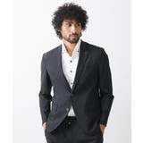 ブラック(94) | 総柄テーラードジャケット セットアップ | MICHEL KLEIN HOMME