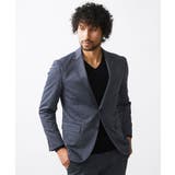 ネイビー(57) | ウール調ストレッチテーラードジャケット セットアップ | MICHEL KLEIN HOMME