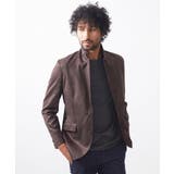 ブラウン | スエードコンバーチブルジャケット | MICHEL KLEIN HOMME