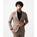 ブラウン | 【セットアップ】ピンヘッドテーラードジャケット | MICHEL KLEIN HOMME