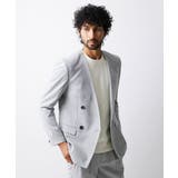 ノーカラーダブルジャケット | MICHEL KLEIN HOMME | 詳細画像4 