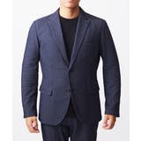ネイビー | 【セットアップ】ジャージテーラードジャケット【BODY MAKE】 | MICHEL KLEIN HOMME