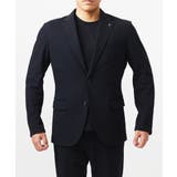 ブラック | 【セットアップ】ジャージテーラードジャケット【BODY MAKE】 | MICHEL KLEIN HOMME