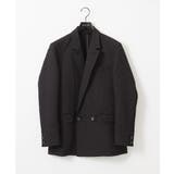 ブラック | 【セットアップ】ジャガードダブルジャケット | MICHEL KLEIN HOMME